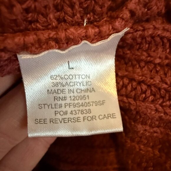 Pinque - Rust Knit Cardigan - Picture 5 of 7